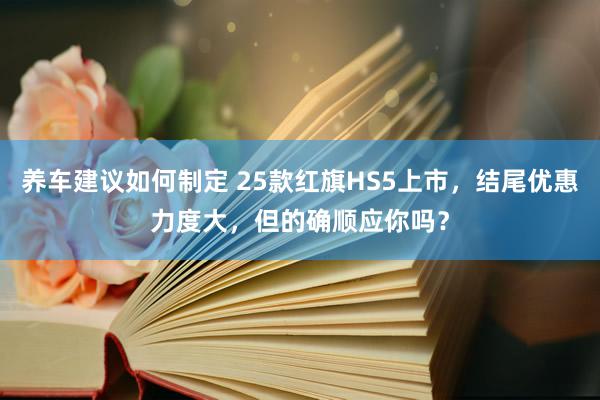 养车建议如何制定 25款红旗HS5上市，结尾优惠力度大，但的确顺应你吗？