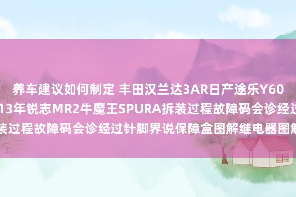 养车建议如何制定 丰田汉兰达3AR日产途乐Y60维修手册电路图而已2013年锐志MR2牛魔王SPURA拆装过程故障码会诊经过针脚界说保障盒图解继电器图解线束走